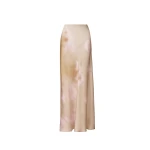 Fabiana Filippi Printed Silk Twill Skirt in Memento Rosae