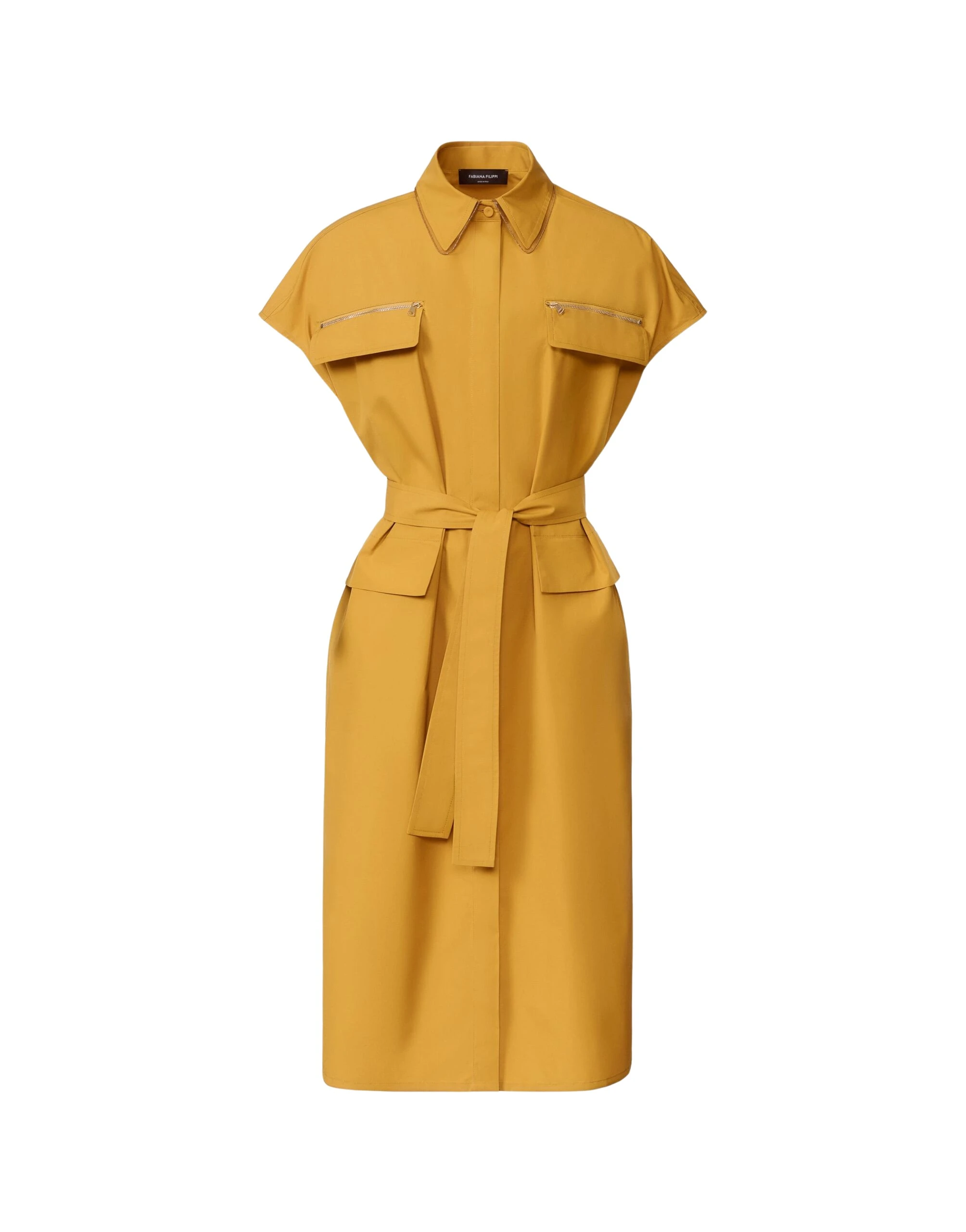 Fabiana-Filippi-Sahariana-Dress-in-Mustard-Poplin-scaled91019_nobg Fabiana Filippi Sahariana Dress in Mustard Poplin