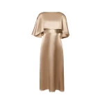 Fabiana Filippi Satin Lingerie Dress in Maple