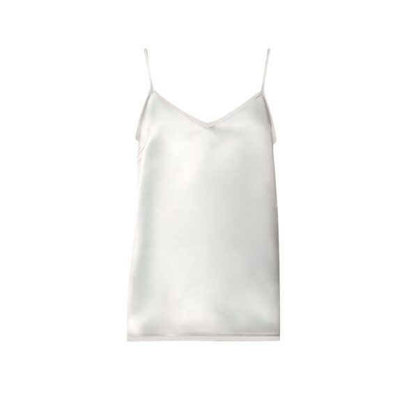 Fabiana Filippi Satin Lingerie Top in Aqua