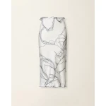 Fabiana-Filippi-Silk-Twill-Skirt-in-White Fabiana Filippi Silk Twill Skirt in White