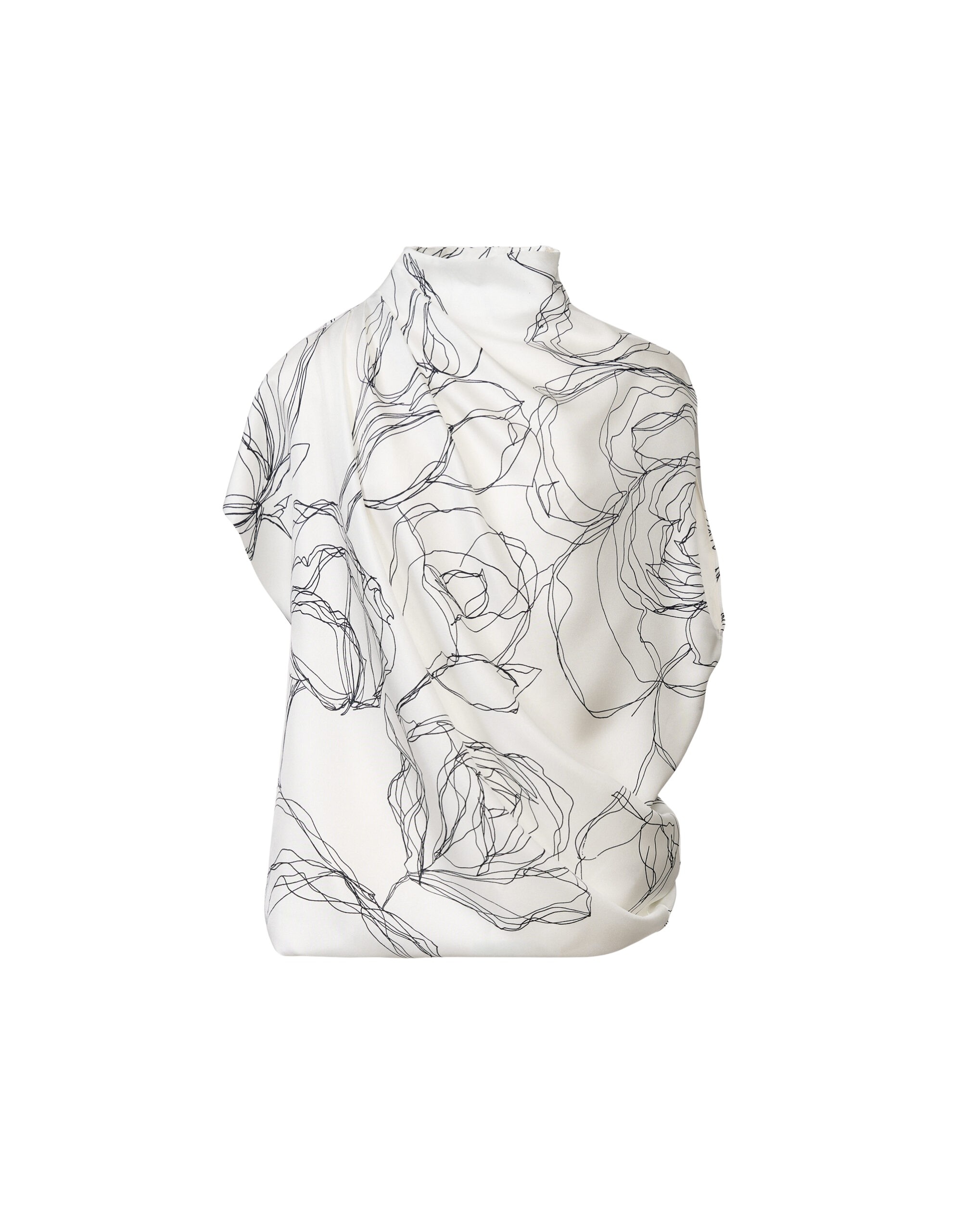 Fabiana Filippi Silk Twill Top in White