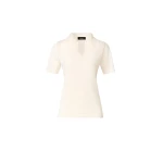 Fabiana Filippi Silk and Cotton Polo in Raffia Knit