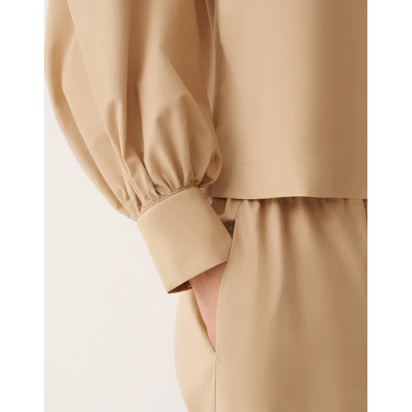Fabiana Filippi Silk and Cotton Shirt in Acer, view 6