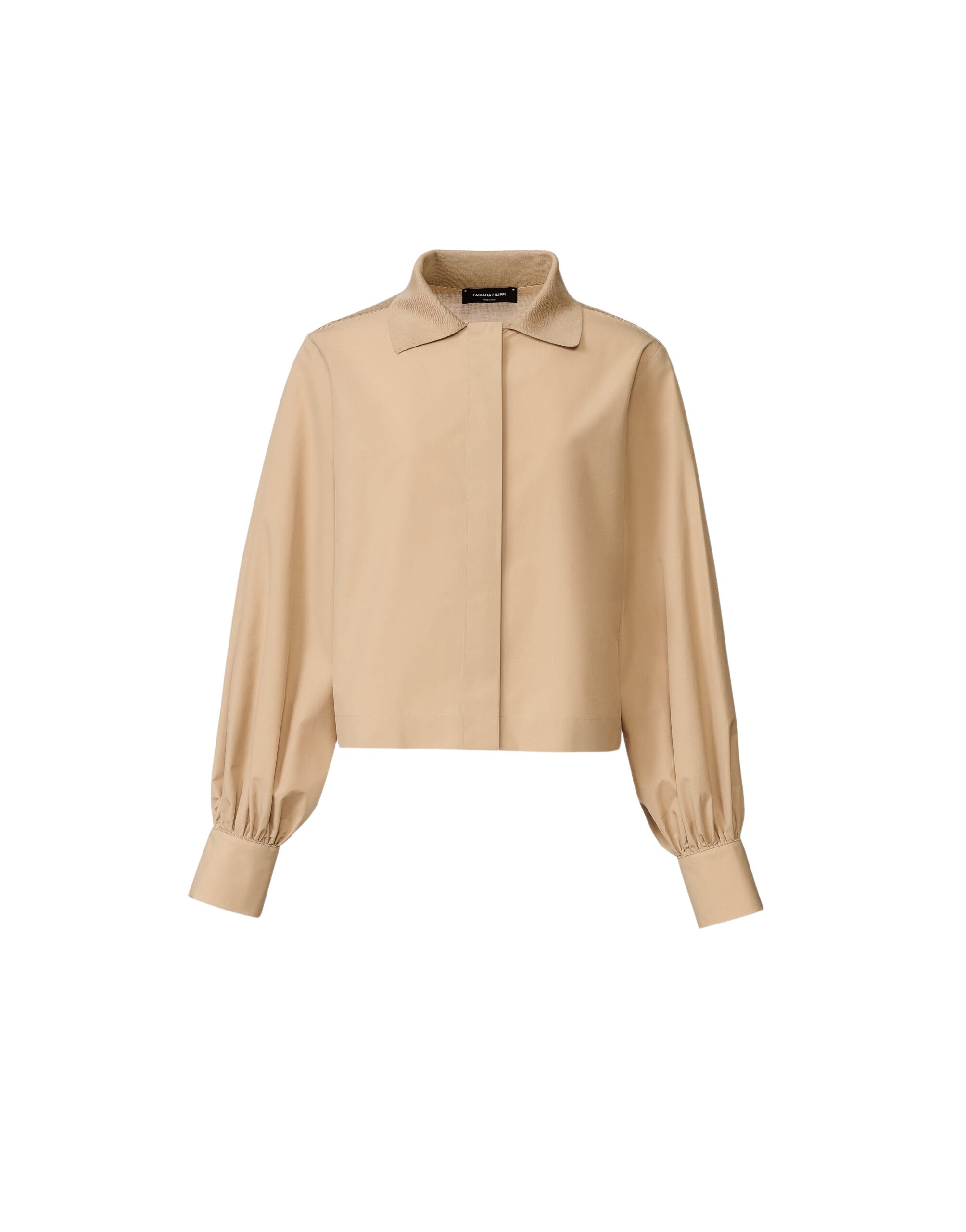 Fabiana Filippi Silk and Cotton Shirt in Acer
