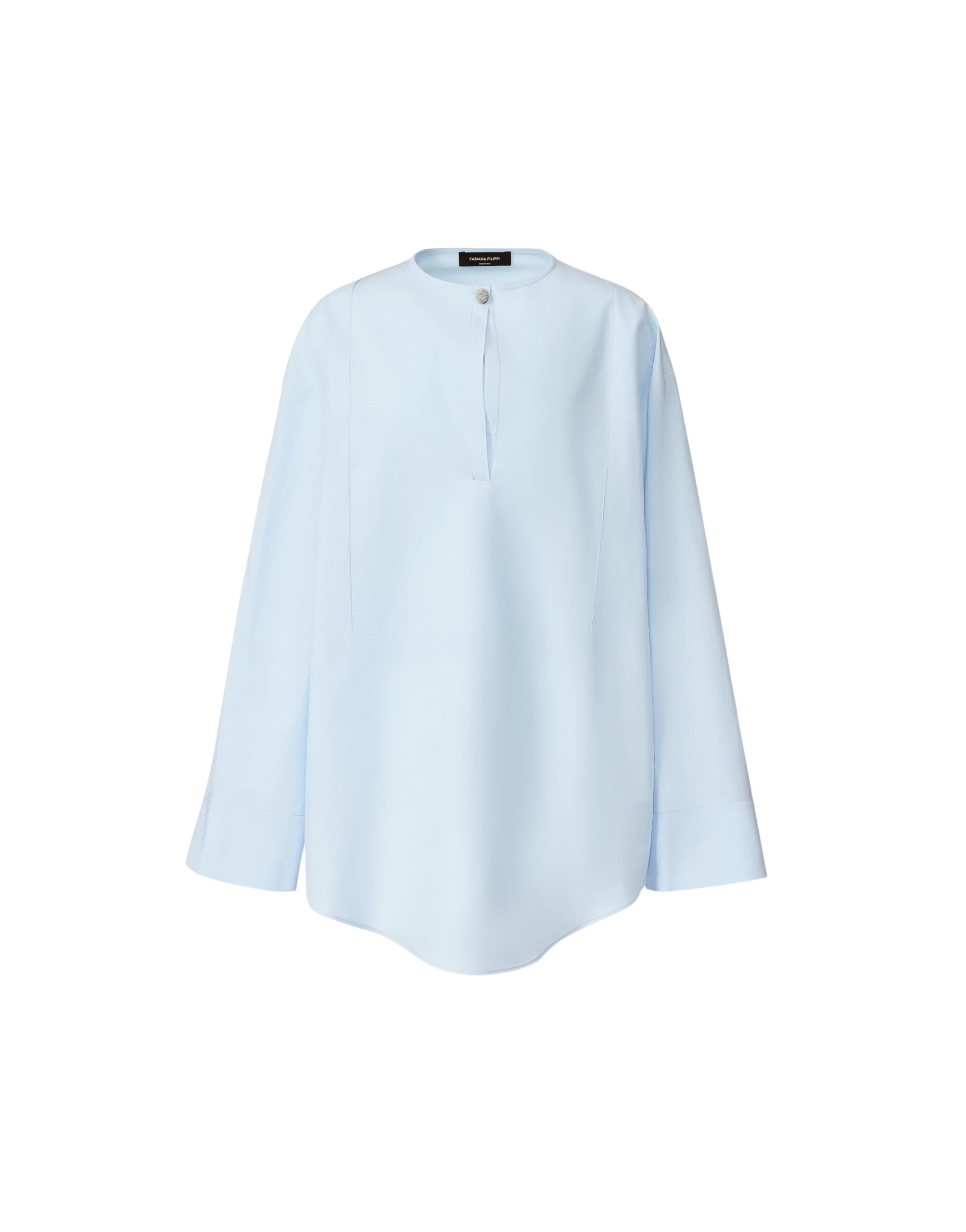 Fabiana Filippi Sky Blue Poplin Shirt