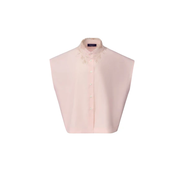 Fabiana Filippi Sleeveless Shirt in Petal Pink Poplin