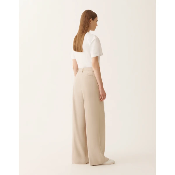 Fabiana Filippi Spoleto Pants in Tech Tailoring, Nude, view 4