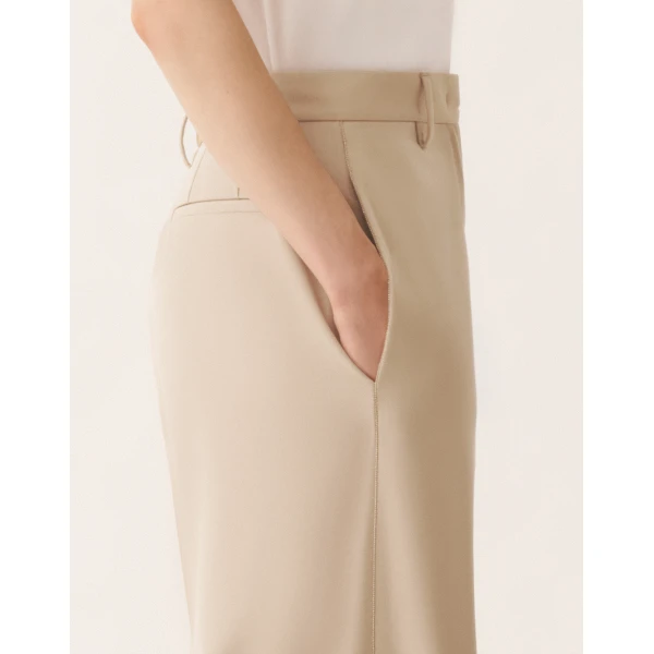 Fabiana Filippi Spoleto Pants in Tech Tailoring, Nude, view 5