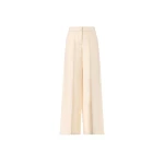 Fabiana Filippi Spoleto Trousers in Wool and Silk, Butter