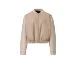 Fabiana Filippi Suede Bomber in Cachà Jacket