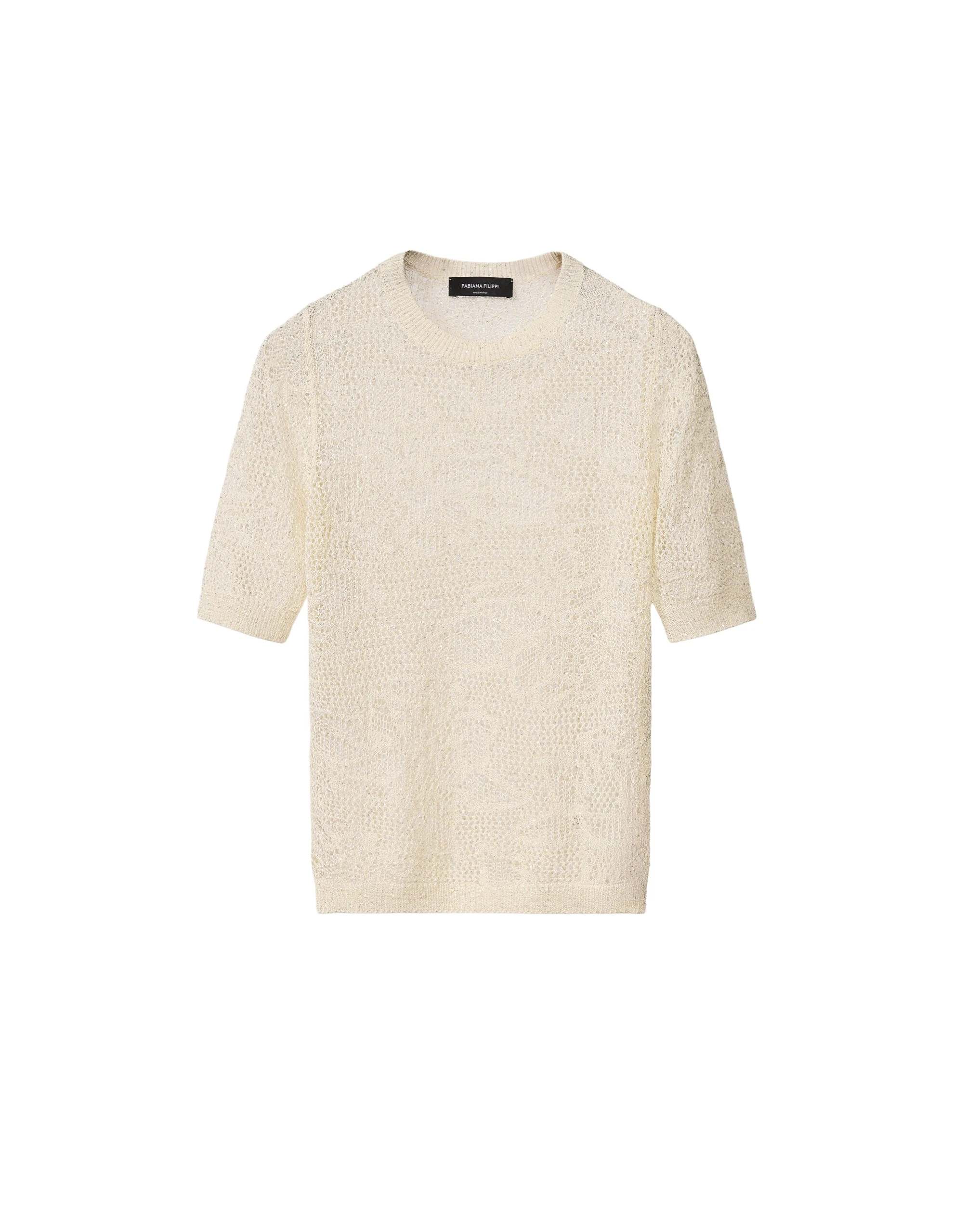 Fabiana-Filippi-Sweater-in-Micro-Sequins-Mastic-scaled12282_nobg Fabiana Filippi Sweater in Micro Sequins, Mastic
