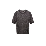 Fabiana Filippi Sweater in Midnight Blue Micro Sequins