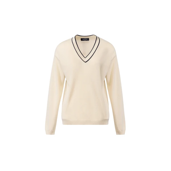 Fabiana Filippi Sweater in Organic Cotton, Midnight Blue