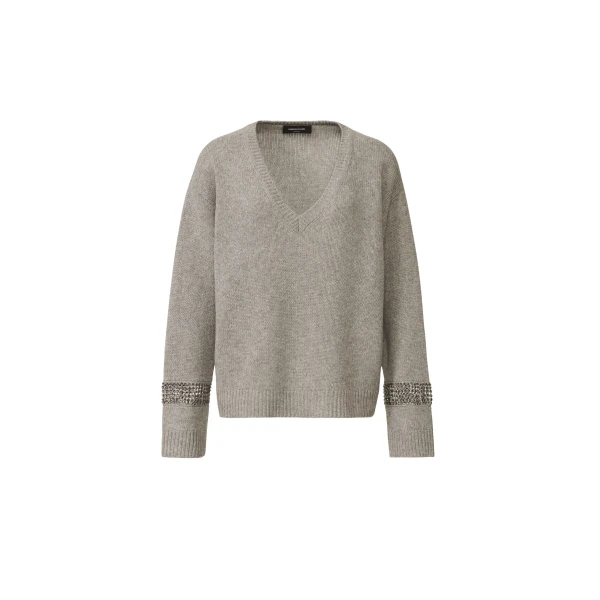 Fabiana Filippi Sweater in Platinum, Rock