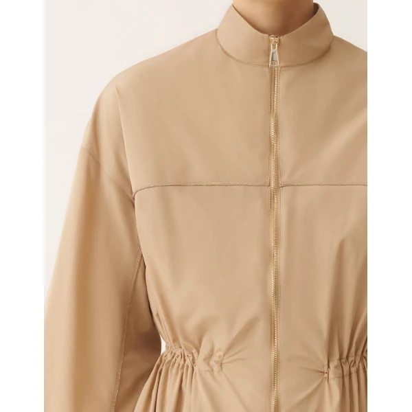 Fabiana Filippi Technical Taffeta Parka in Acer Coat, view 5