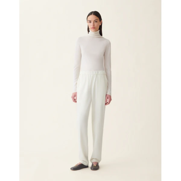 Fabiana Filippi Techno Tailoring Trousers in Butter, view 3