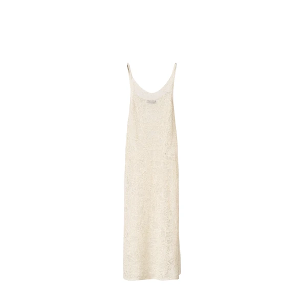 Fabiana Filippi Top Lingerie in Micro Sequins, Mastic