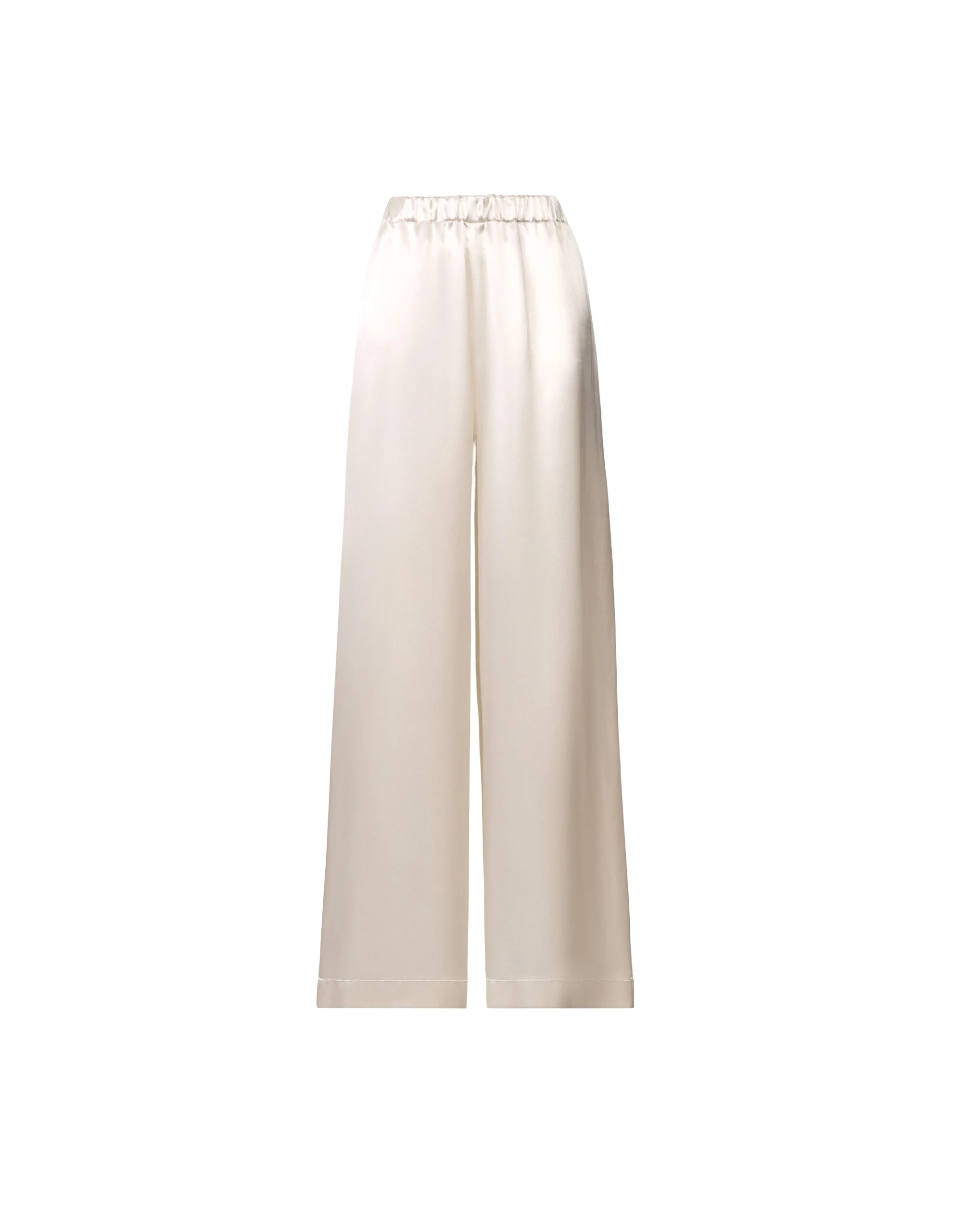Fabiana Filippi Trevi Pants in Aqua Satin, Butter