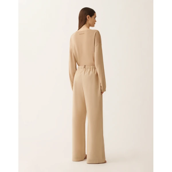 Fabiana Filippi Trevi Pants in Poplin, Acer, view 4