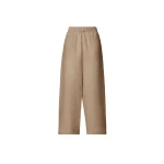 Fabiana Filippi Trevi Pants in Taupe Linen Canvas, Dove Grey