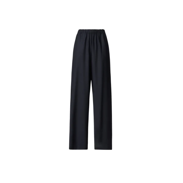 Fabiana Filippi Trevi Trousers in Bistretch Cool Wool, Midnight Blue