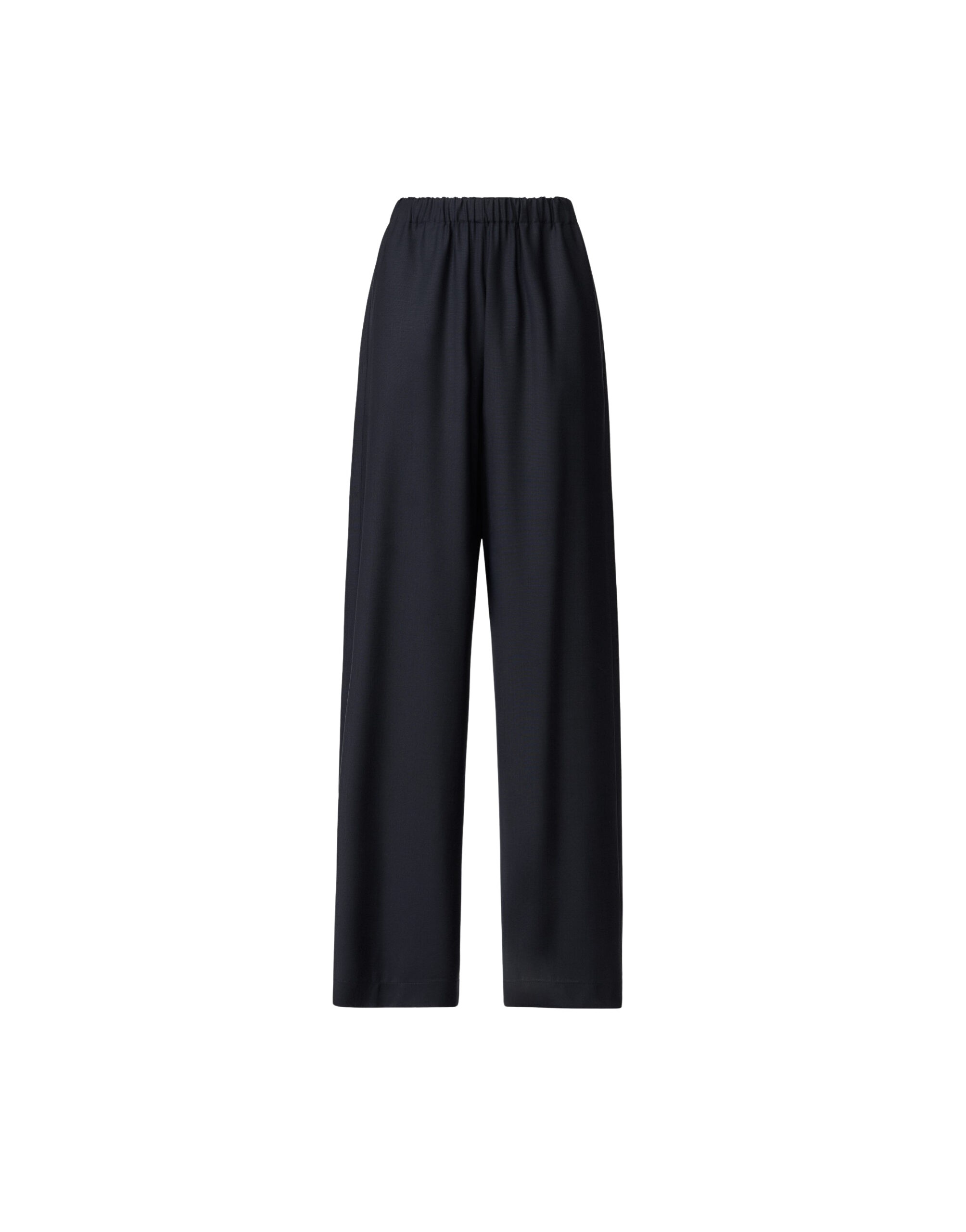 Fabiana Filippi Trevi Trousers in Bistretch Cool Wool, Midnight Blue
