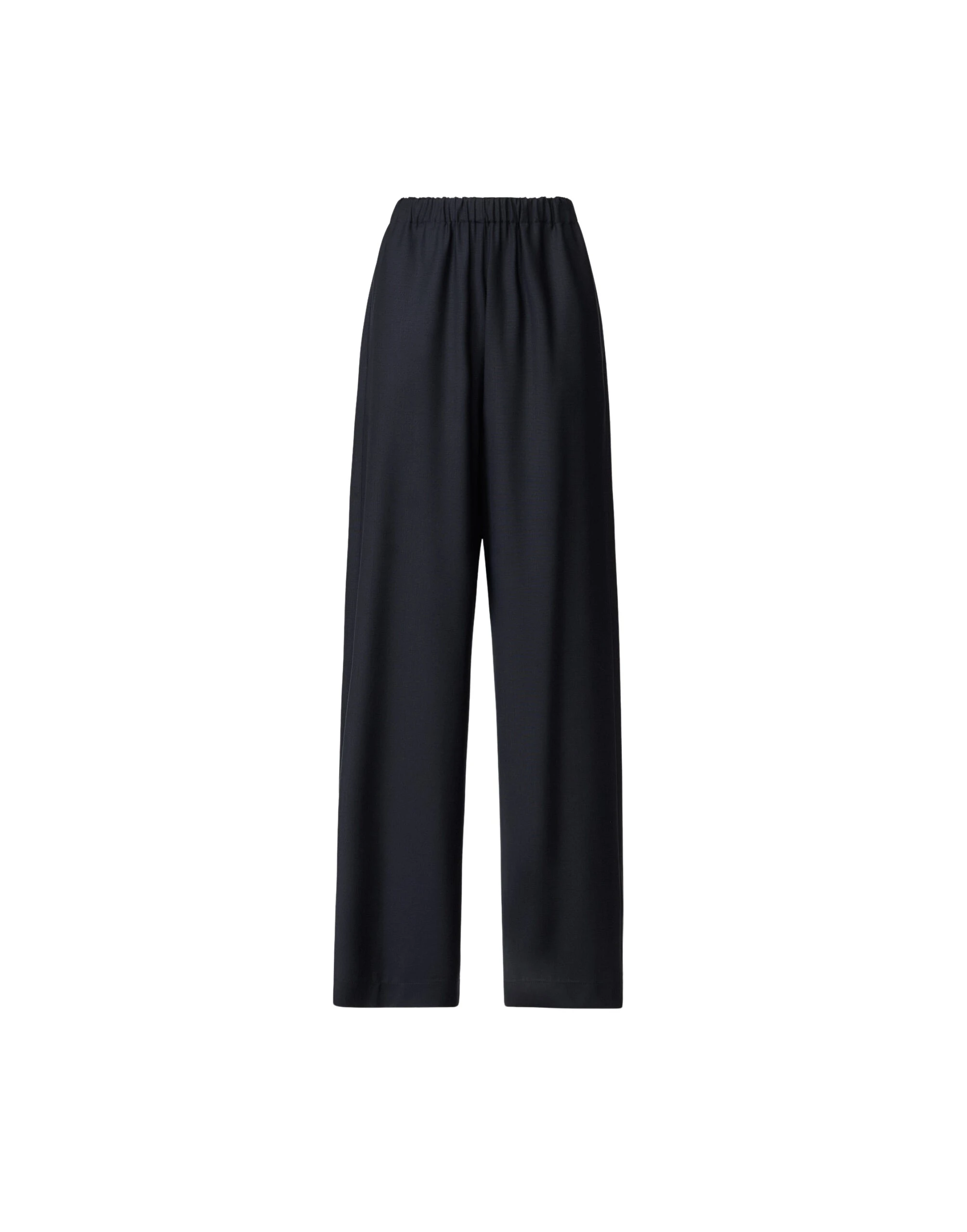 Fabiana Filippi Trevi Trousers in Bistretch Cool Wool, Midnight Blue