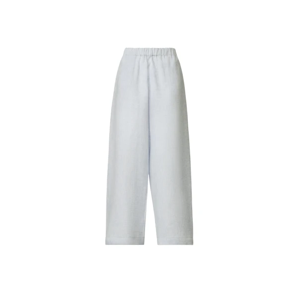 Fabiana Filippi Trevi Trousers in Sky Blue Linen Fabric