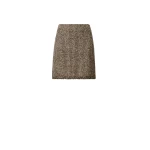 Fabiana Filippi Tweed Miniskirt in Ebony Skirt