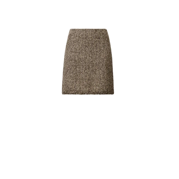Fabiana Filippi Tweed Miniskirt in Ebony Skirt