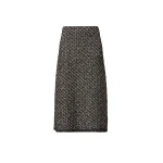 Fabiana Filippi Tweed Skirt with a Denim Effect and Midnight Blue Sequins
