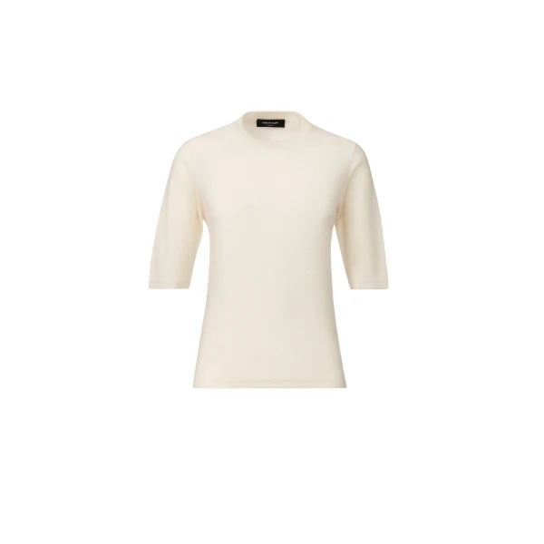 Fabiana Filippi Wool Sweater with Sequins in White