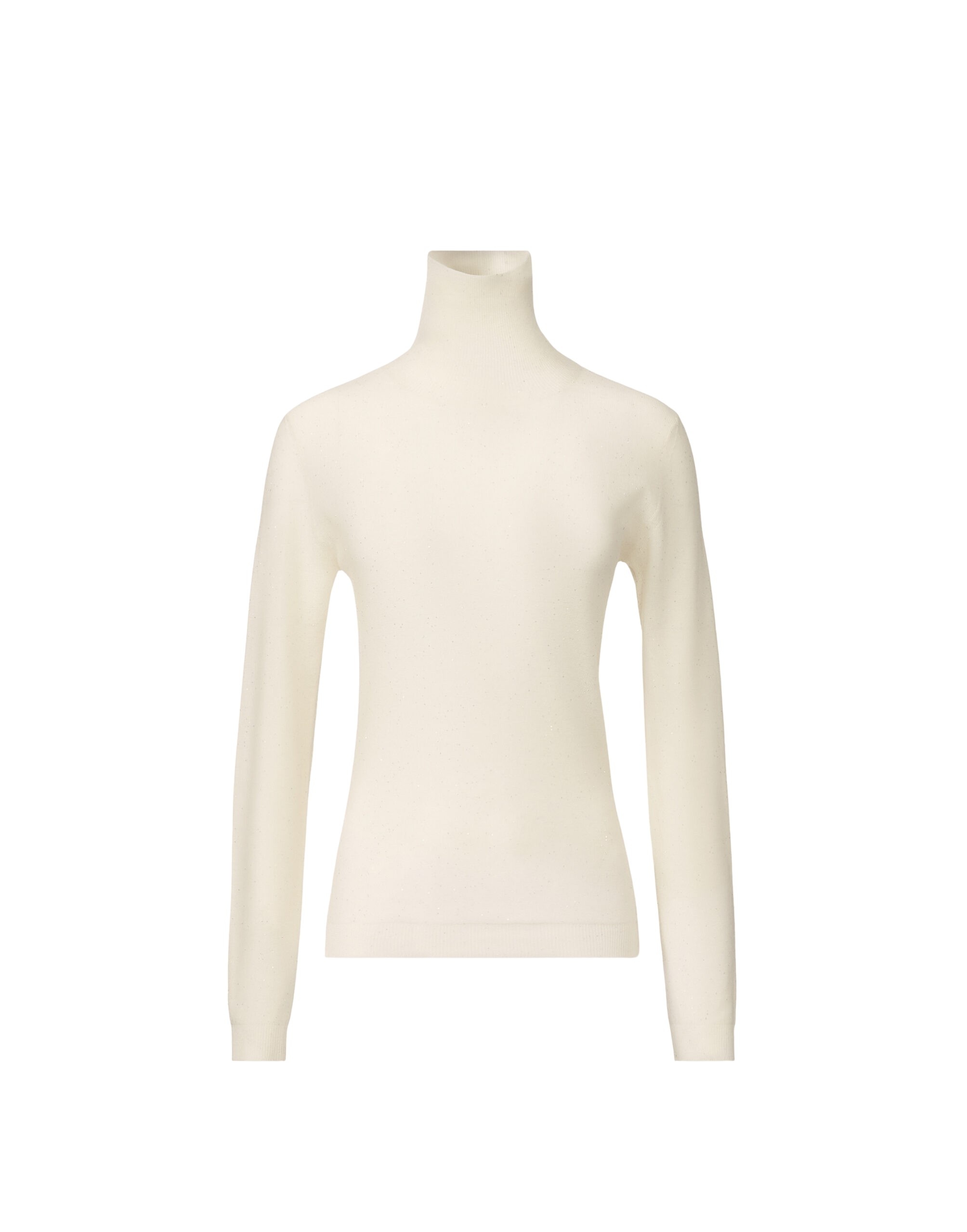 Fabiana Filippi Wool Sweater with Sequins in White