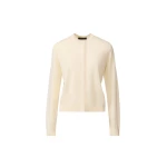 Fabiana Filippi Wool and Cotton Cardigan in Butter