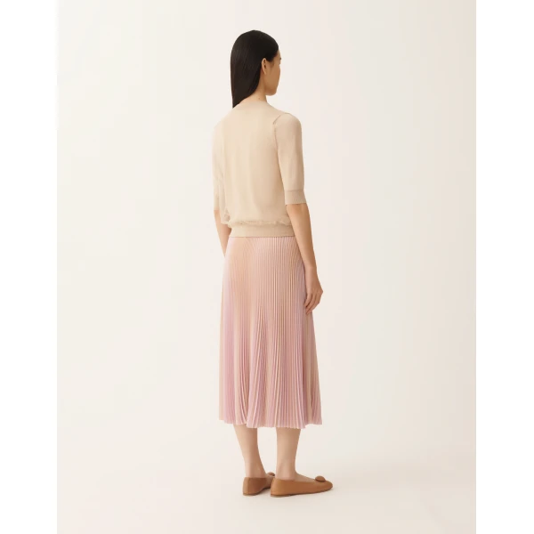 Fabiana Filippi Wool and Cotton Sweater in Maple, view 4