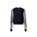 Fabiana Filippi Wool and Cotton Sweater in Night Blue