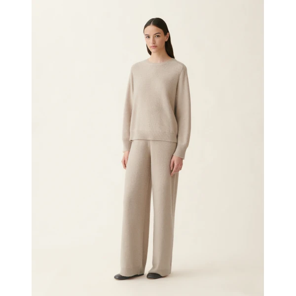Fabiana Filippi Wool and Silk Sweater with Sequins in Cachà, view 3