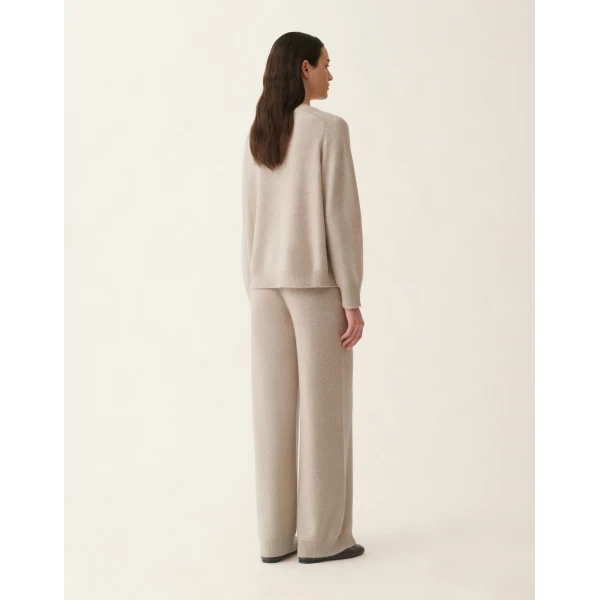 Fabiana Filippi Wool and Silk Sweater with Sequins in Cachà, view 4