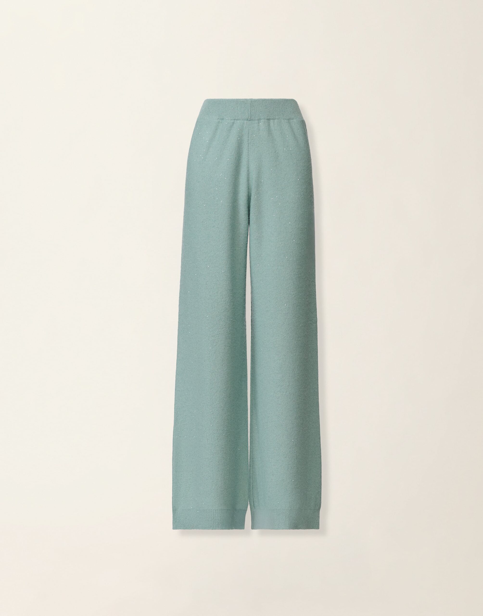 Fabiana Filippi Wool and Silk Trousers with Sequins in Green