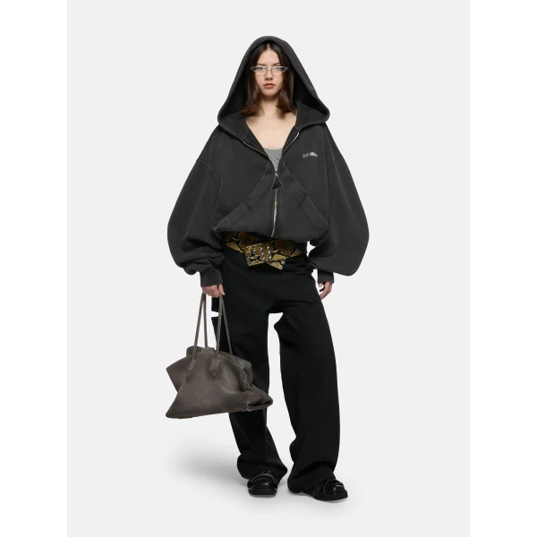 The Attico Faded black sweatshirt Knit, view 2