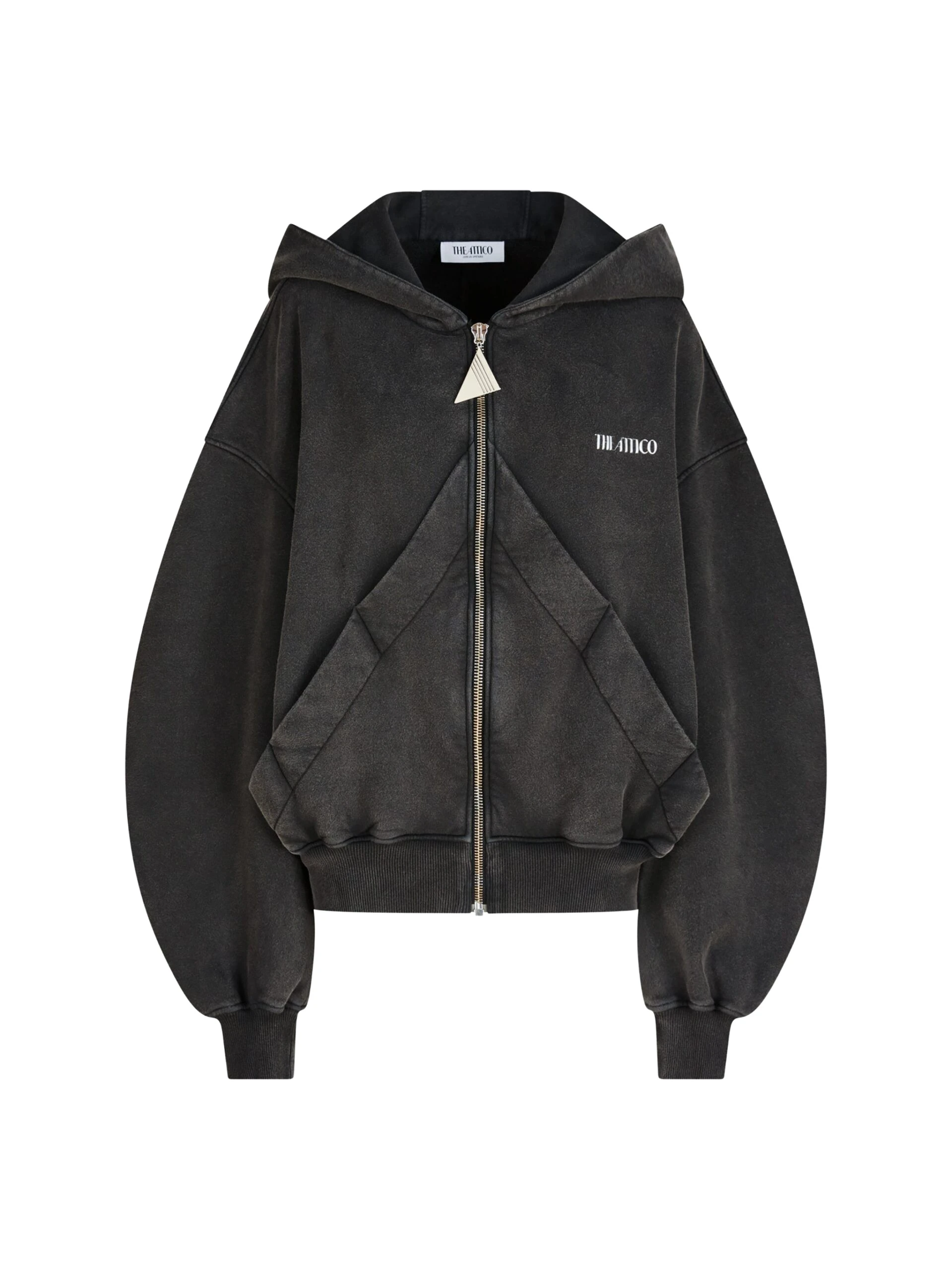 The Attico Faded black sweatshirt Knit