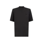 The Attico Faded black t-shirt Top
