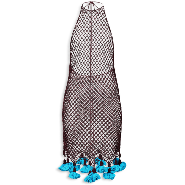 Alaia Floral Crochet Dress, view 5