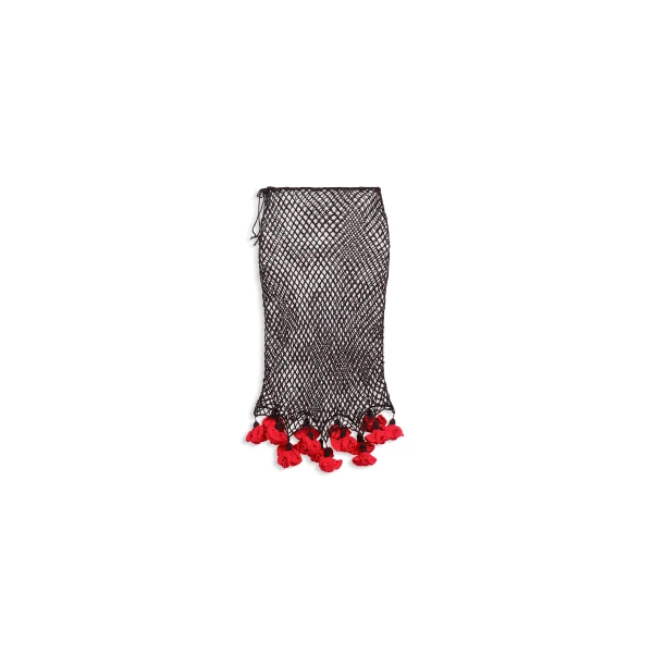 Alaia Floral Crochet Skirt, view 5