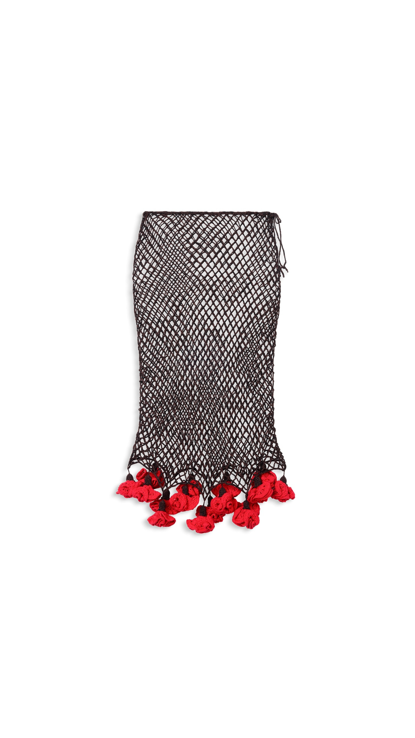 Alaïa Floral Crochet Skirt - ALAÏA Skirts - Laser Cut Luxury - Shop at Luxury Shoes 