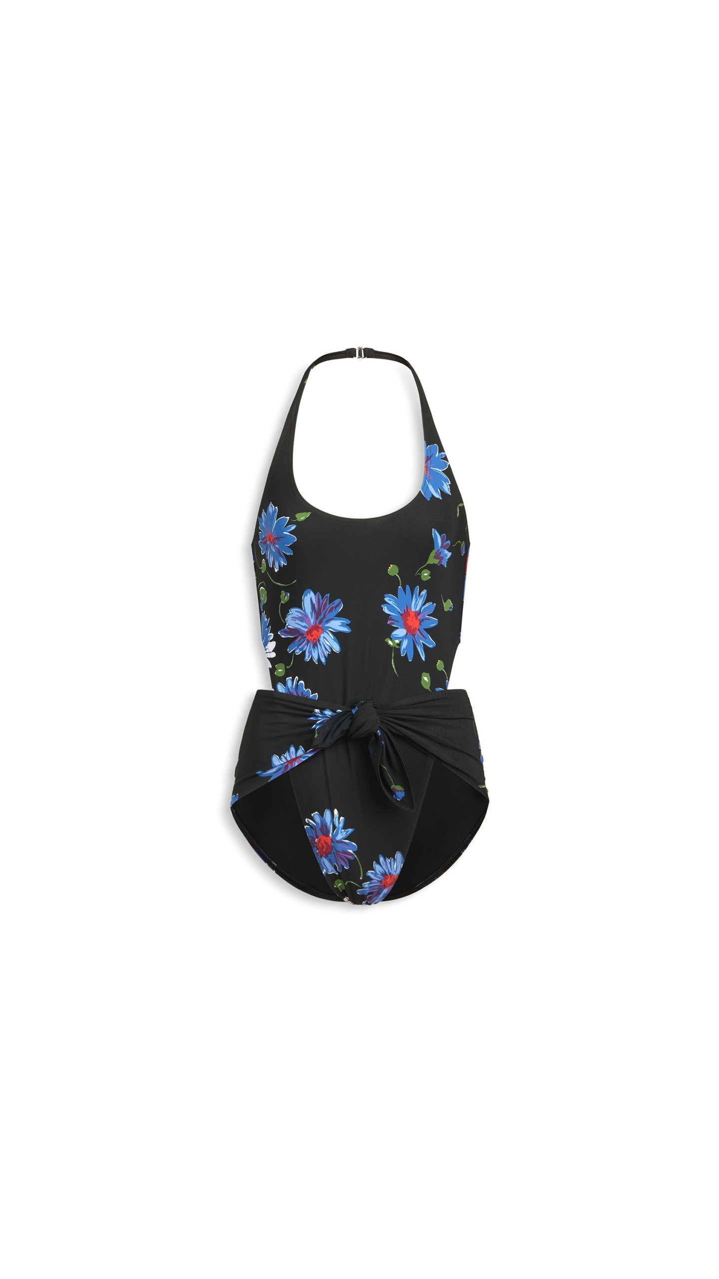 Alaia Flower Print Knot Swimwuit