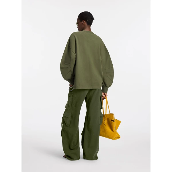 The Attico Forest green joggers, view 3