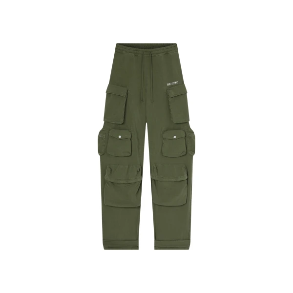 The Attico Forest green joggers