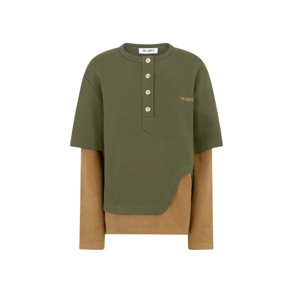 The Attico Forest green sweatshirt Knit